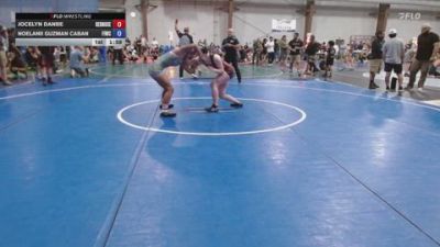 122 lbs Rr Rnd 1 - Jocelyn Danbe, RedNose Wrestling School HS vs Noelanii Guzman Caban, Fightin Irish Wrestling Club