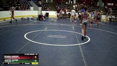 78 lbs Round 1 - Austin Jacobs, Lakeshore vs Eliana Harper, Alexander Hamilton