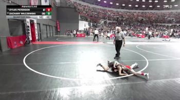 63 lbs Quarterfinal - Sylus Peterson, Medford/Crass Trained vs Zachary Wilczewski, Oregon Wrestling Club