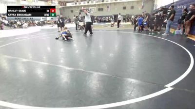 63 lbs Cons. Semi - Harley Seide, Reign WC vs Kayan Eskandari, Socal Hammers Wrestling Club