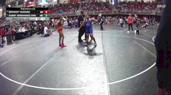 138 lbs Quarterfinal - Bethany Vazquez, Dorchester vs Aubry Hernandez Avia, Gibbon Wrestling Club