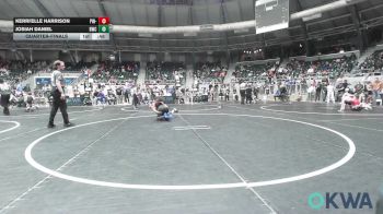110 lbs Quarterfinal - Kerri'Elle Harrison, Pin-King All Stars vs Josiah Daniel, Bartlesville Wrestling Club