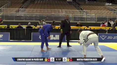 Martha Pemberton Heath vs Lenihayme Kauane Da Paixão Silve 2025 Pan Jiu Jitsu IBJJF Championship