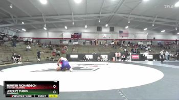 184 lbs Cons. Round 4 - Jeffery Tubbs, Montevallo vs Hunter Richardson, Western Colorado