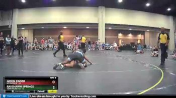 167 lbs Finals (8 Team) - Rayshawn Springs, Team Palmetto vs Aiden Zinser, Ky Extreme