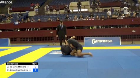 Alehander Da Silva Mariano vs Eduardo Josue Castillo Zimic 2024 Pan IBJJF Jiu-Jitsu No-Gi Championship