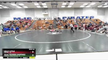 165 lbs Semis & 3rd Wb (16 Team) - Isaac Romero-Martinez, Modesto Junior College vs Kelly Little, Sac City