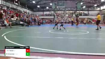 50-55 lbs Cons. Round 1 - Hunter Taylor, Gladiator Elite WC vs Mason Krisman, SJO Youth Wrestling Club