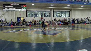 157 lbs Champ. Round 1 - Codi Bomboy, Keystone vs Jaryn Hartranft, Wilkes