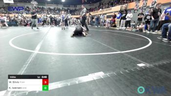 110 lbs Consolation - Wager Silvis, Team Guthrie Wrestling vs Kross Iwersen, Team Nomad