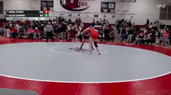 130 lbs Cons. Round 2 - Allie Cannon, Wasatch vs Kiera Stroh, North Fork High School