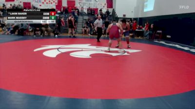 285 lbs Quarterfinal - Mark Massey, Sumner vs Lakin Baker, W. F. West