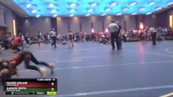 61 lbs Quarterfinal - Karson Smith, Nebraska Boyz vs Oliver Umlauf, Dakota Boyz