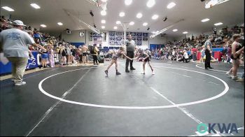 51-54 lbs Rr Rnd 2 - Preslie Dickerson, Blue Devil Wrestling vs Kya Kincannon, Team Nomad