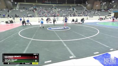 120 lbs Quarterfinal - Tatum Millet, Oldham County vs Lillianah DeWitt, Fort Campbell