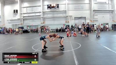 68 lbs Round 1 (6 Team) - Lyrik Hodges, Contenders WA Blue vs Isaac Jayson, Brawler Elite