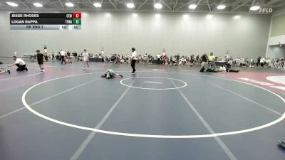 56 lbs Rr Rnd 3 - Jesse Rhodes, CTWHALE Beluga - EL vs Logan Rappa, Top Flight Wrestling Academy - EL