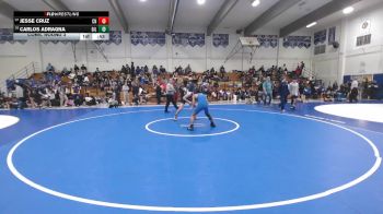 136 lbs Cons. Round 3 - Carlos Adragna, Gilroy vs Jesse Cruz, Clovis North