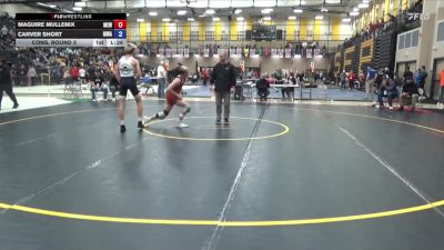 132 lbs Cons. Round 3 - Maguire Mullenix, Moyer Elite Wrestling vs Carver Short, Moen Wrestling Academy