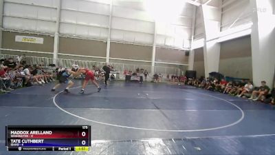 175 lbs Placement Matches (8 Team) - Maddox Arellano, Washington vs Tate Cuthbert, Idaho