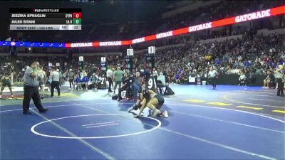 145 lbs Consi Of 16 #2 - Jeszika Spraglin, Cypress (SS) vs Jules Sitani, La Habra (SS)