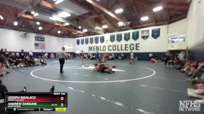 149 lbs Cons. Round 3 - Andrew Dargani, Unattached vs Joseph Insalaco, Sierra College