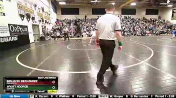 120 lbs 3rd Place Match - Wyatt Hooper, Stayton vs Benjamin Hernandez, Philomath