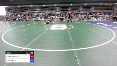 100 lbs Consi Of 8 #1 - Emelly Diaz Santos, NJ vs Alexandria Barskiy, NJ