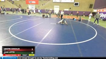 88 lbs Quarterfinal - Onofre Gonzales, CO vs Gage Loftin, ID