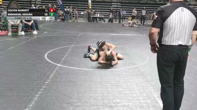 100 lbs Consi Of 8 #2 - Colton Barrett, F.l.o.w. vs Emmanuel Segura, The Outsiders