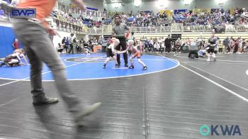 49 lbs Consi Of 16 #2 - Beaudie Beckstrom, Cowboy Wrestling Club vs Aiden Wollenberg, Cowboy Wrestling Club