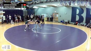 100 lbs. Cons. Round 4 - Addison Holtgrewe, Francis Howell Central vs Sophia Stecher, Lindbergh