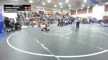 126 lbs Quarterfinal - Massimo Ortiz, Servite vs Manuel Gutierrez, Selma
