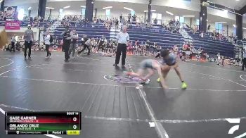 60 lbs Round 4 (8 Team) - Orlando Cruz, West Coast Elite vs Gage Garner, Oklahoma Stealth