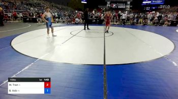 113 lbs Cons 32 #1 - Matthew Tran, Iowa vs Bradyn Volz, Indiana