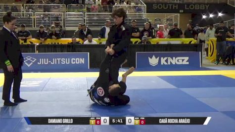 Cauã Rocha Araújo vs Damiano Grillo 2025 Pan Jiu Jitsu IBJJF Championship