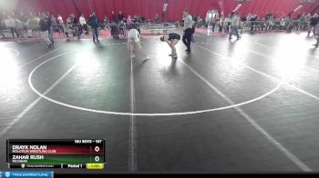 157 lbs Cons. Round 5 - Zahar Rush, Michigan vs Drayk Nolan, Mollitium Wrestling Club