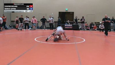 106 lbs Cons. Rd Of 16 - Cooper Boland, Steller Trained vs Marco Lettini, Ruthless Wrestling Club