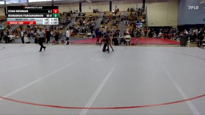 174 lbs Cons. Round 2 - Evan Newman, Iowa Central Community College vs Romarion Farquharson, MN-West CC
