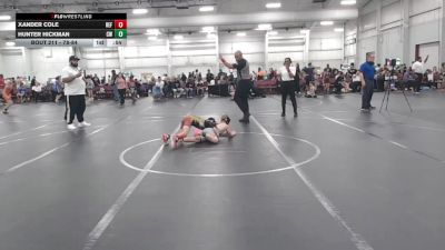 78-84 lbs Semifinal - Hunter Hickman, CT Whale vs Xander Cole, Primal Wrestling Academy