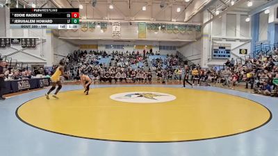 144 lbs 1st Place Match - Eddie Radecki, Caravel Academy vs Jerusalem Howard, Lake Forest H S