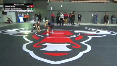 108 lbs Round Of 32 - Adrian Vera, Wasco HS vs Sergio Guadarrama, Granite Hills