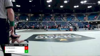 170 lbs Cons. Round 5 - Nicholas Ronchetti, Joliet Catholic vs Silvano Spatafora, Neuqua Valley