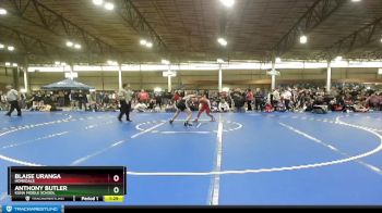 120 lbs Champ. Round 2 - Anthony Butler, Kuna Middle School vs Blaise Uranga, Homedale