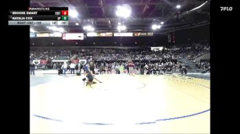 145 lbs Cons. Semi - Natalia Cox, New Plymouth vs Brooke Smart, Centennial