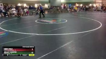 106 lbs Placement Matches (16 Team) - Abdi Unle, Nebraska Broskis vs Brady Harper, MXW Black