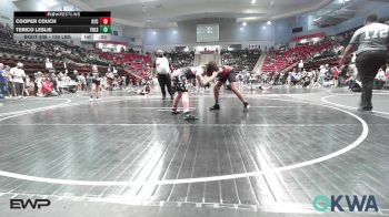 130 lbs Consi Of 8 #2 - Cooper Couch, Grove Takedown Club vs Terico Leslie, Tulsa North Mabee Stampede
