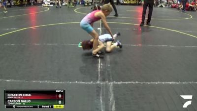 46 lbs Quarterfinals (8 Team) - Carson Gallo, Team Gotcha vs Braxton Edgil, Ninja Killer