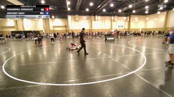 115-119 lbs Rr Rnd 1 - Johandiell Gonzalez, GKA vs Anthony Gray, Wellington Wrestling