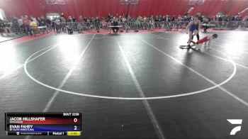 120 lbs Cons. Round 3 - Jacob Hillshafer, Wisconsin vs Evan Fahey, RT Elite Wrestling